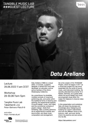 Guest Lecture and Workshop: Datu Arellano