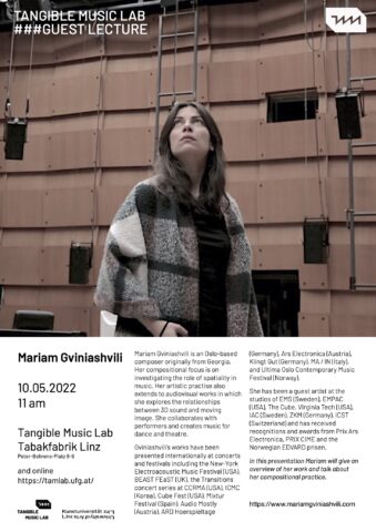 Guest Lecture: Mariam Gviniashvili